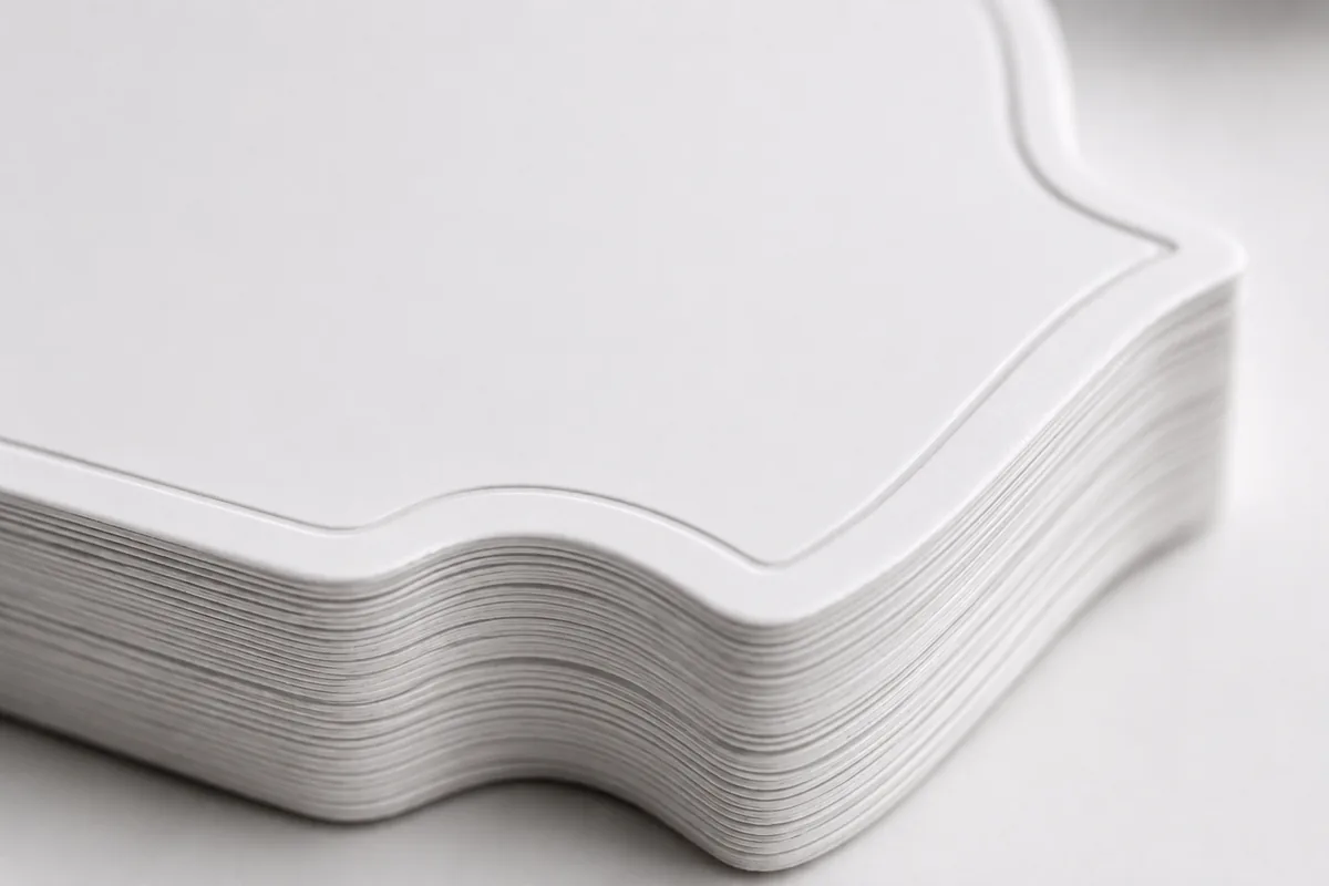 Étiquettes en papier couché