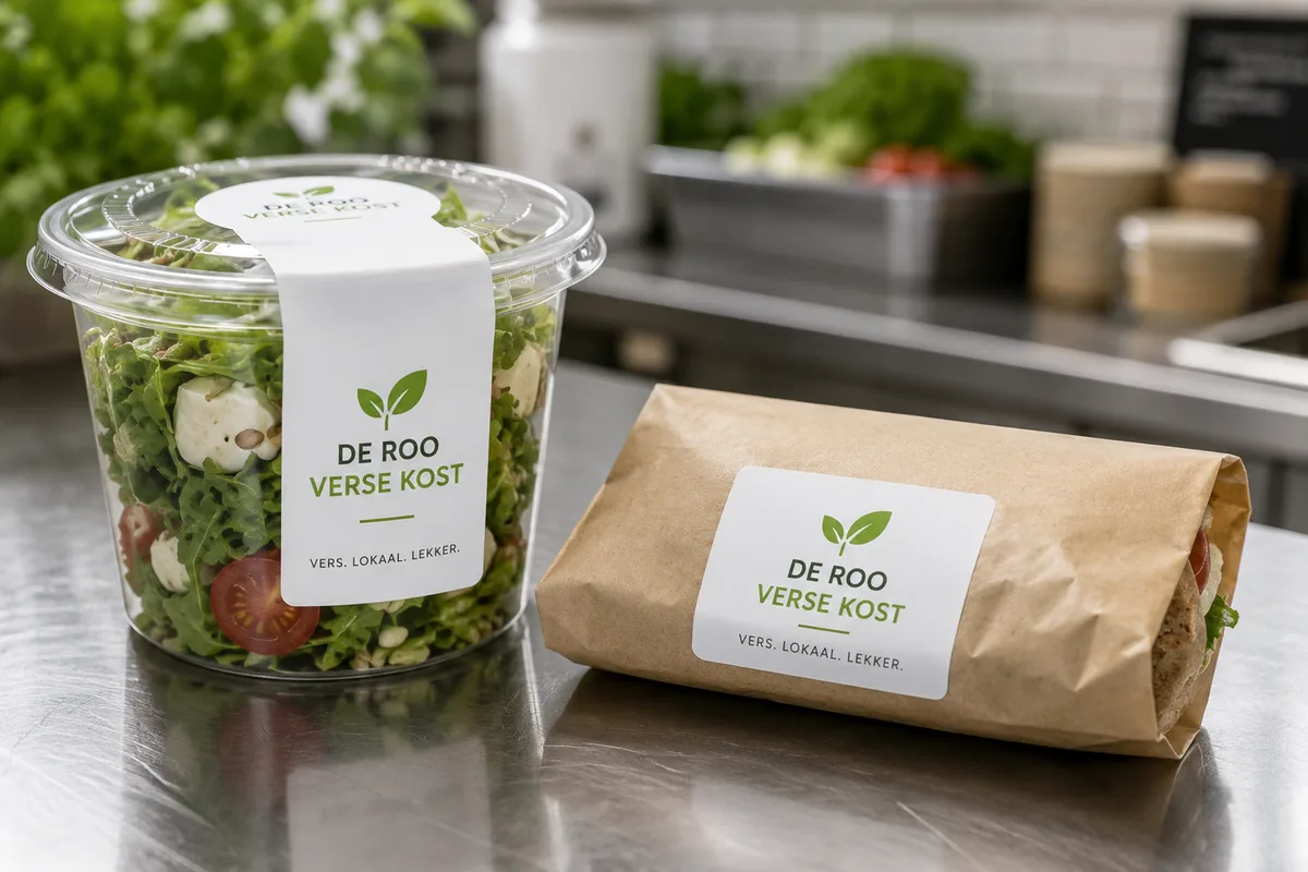 Étiquettes contact alimentaire direct