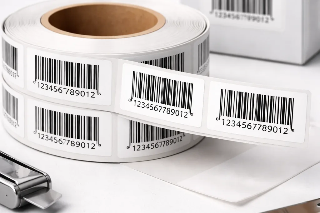 Étiquettes numérotation, code-barres & QR