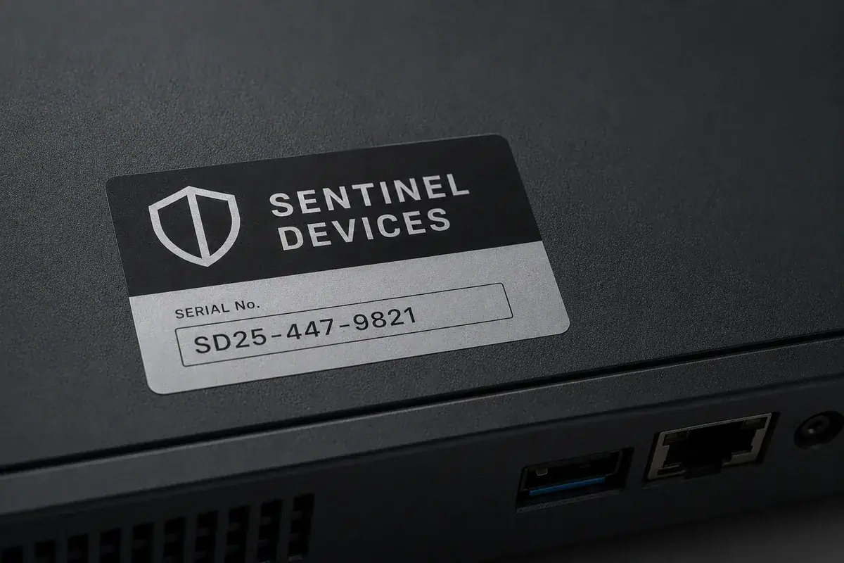 Étiquettes sécurité VOID & destructible