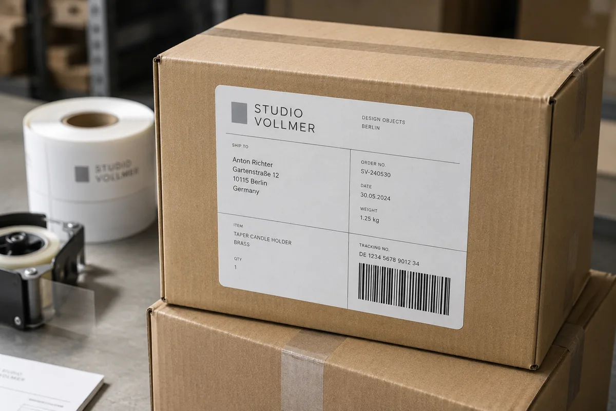 Étiquettes e-commerce & expédition